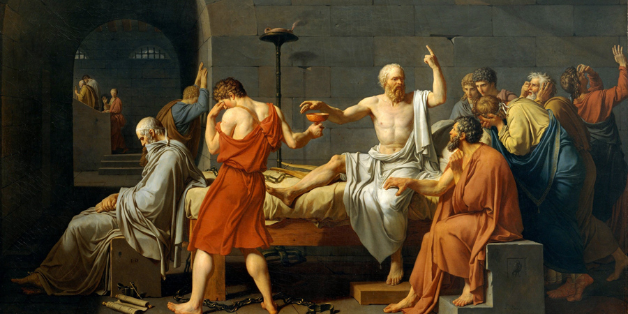 Jacques-Louis David, The Death of Socrates, 1787